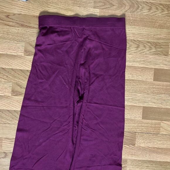 Anne Klein Womens Comfort Pants Wide Leg Stretch Merlot 1X - Picture 15 of 16